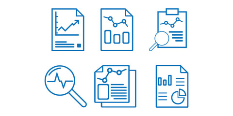 Business icons as growth security, growth time, financial institution.