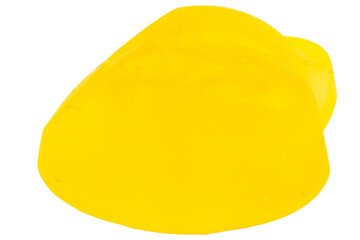 Pile of Colorful Gummy bear Candies Isolated on White Background