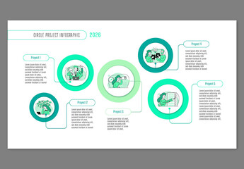 Circle Style Project Infographic