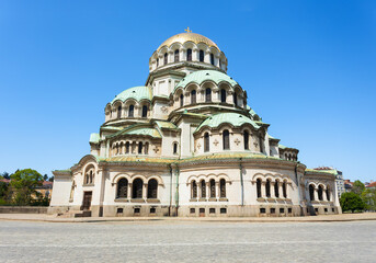 Obraz premium St. Alexander Nevsky Cathedral in Sofia, Bulgaria