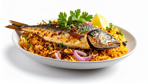 Egyptian Kabsa Rice Pilaf Dish

