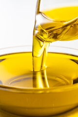 オリーブオイルのクローズアップ