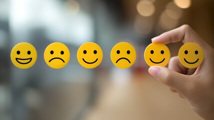 Hand shows sign of top service Quality assurance: Sincere Gesture Reflecting Rigorous Quality Guarantee for Customers