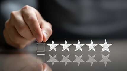 Hand shows sign of top service Quality assurance: Sincere Gesture Reflecting Rigorous Quality Guarantee for Customers