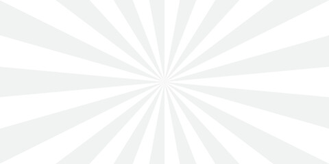 sunburst pattern white and gray design. Vintage sunrays illustration swirl line. sun beam vector banner design pop art comic burst gradient concept pattern.	
