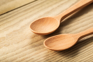 木製のスプーン