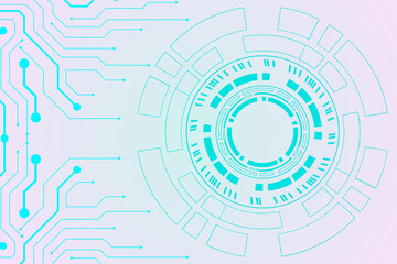 Obraz premium Modern tech circuit design for futuristic presentations or sleek website backgrounds, conveying innovation and advanced technology systems elegantly