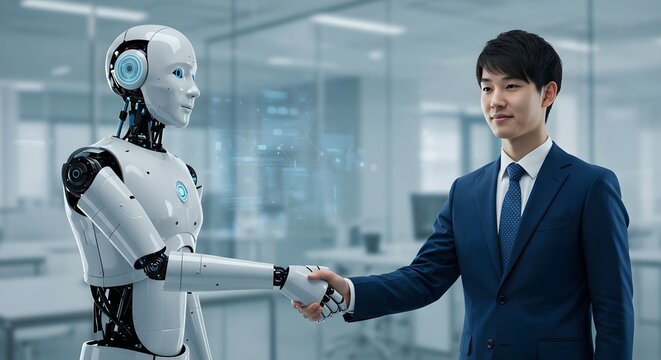 Human and Robot Handshake Agreement