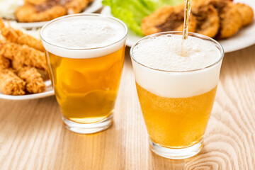 ノンアルコールビールと料理