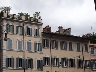Facade buildin in old city