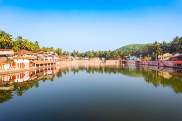 Fototapeta premium Koti Teertha pond in Gokarna town in India