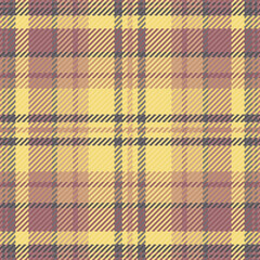 Veil textile background plaid, english seamless pattern tartan. Merry fabric texture check vector in orange and grey colors.