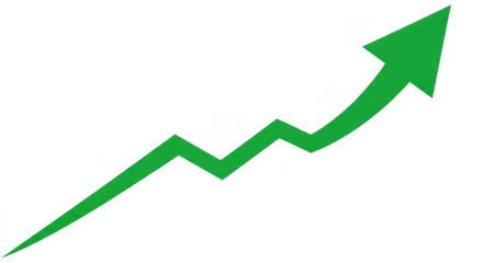 Arrow isolated on transparent background