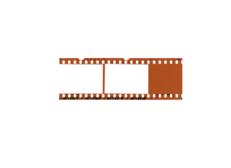 Blank 35mm film strip frame negative border illustration vector, perfect for cinema photo camera reel image clip slide