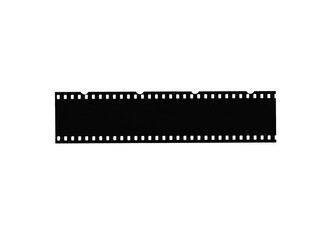 Vector design of a blank 35mm film strip for photography, cinema, or computer illustration