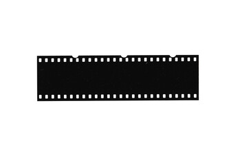 Vector illustration of a blank 35mm filmstrip with a negative border perfect for movie or photography design elements