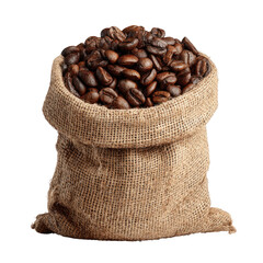 Coffee beans in a burlap sack (2)