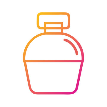 gradient perfume bottle icon clip art preview