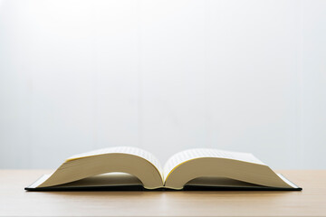 Fototapeta premium 開いた本 コピースペース