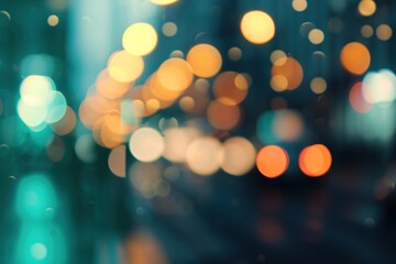 Naklejka premium City light boke lighting outdoors night.