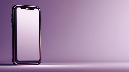 Classic monochrome telephone on vibrant purple backdrop vintage black and white phone communication device displayed against striking violet background.