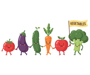 Happy Vegetables: Healthy Eating Made Fun and Friendly