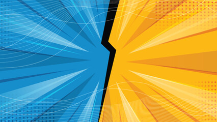 Versus Comic Background Template