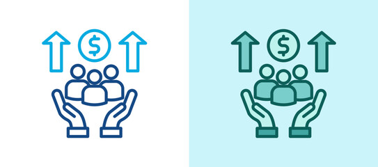 Community Investment line icon