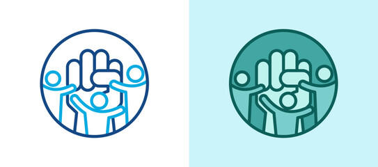 Community Empowerment line icon