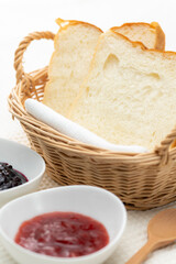食パンとジャム