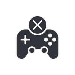 Gamepad With Cross Game Technology Digital Recreation Symbol