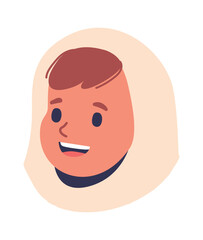 Boy child wearing ghost face