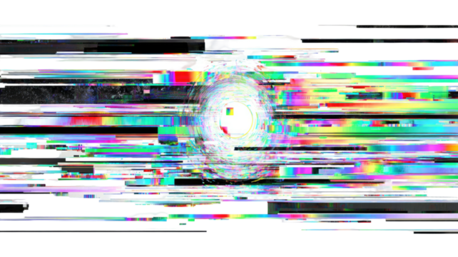 Colorful vector abstract technology pattern design for web and business media banner illustration