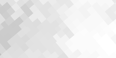 Abstract gray white background with mesh of rhombus or squares. Mosaic. Geometric template.