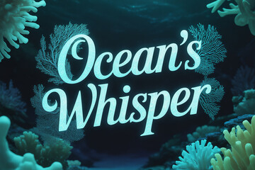 Dive into the serene depths with Ocean's Whisper, a captivating underwater scene perfect for serene branding, calming visuals, and peaceful marine life projects