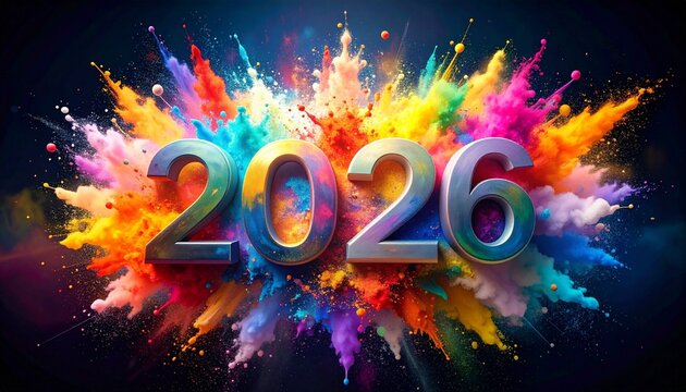 Color Burst New Year