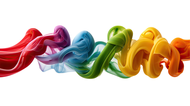 Chromatic Symphony: An abstract composition bursts to life, showcasing a vibrant display of swirling colors. Fluid formations dance and intermingle, creating a stunning visual symphony.