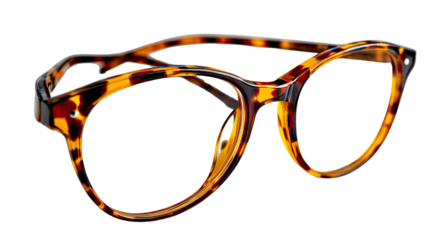 Stylish Eyeglasses: An exquisite pair of eyeglasses, meticulously crafted with a chic, tortoiseshell design, offers a glimpse into a world of clarity and elegance.