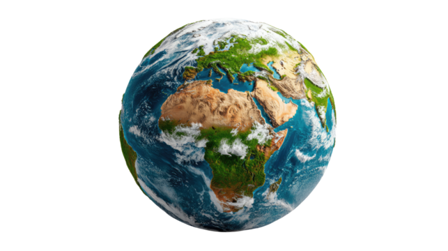 Global Perspective: A vibrant, detailed image of Earth showcases the beauty of our planet, highlighting its oceans, continents, and atmosphere