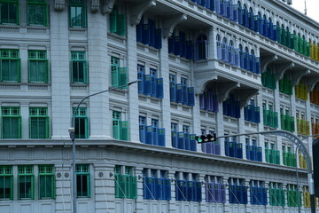 Obraz premium シンガポールの旧ヒルストリート警察署