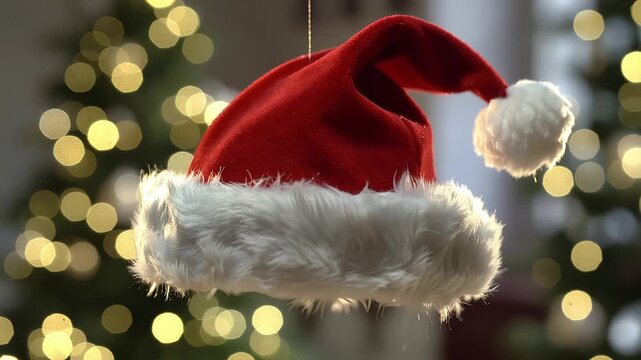 Animated Santa Hat with Gentle Motion