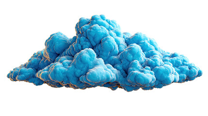 Cloud-like Formation: a vibrant, cloud-like formation, evoking a sense of wonder and abstract beauty.