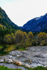 The Blausee area near Neukirchen am Grossvenediger in Austria