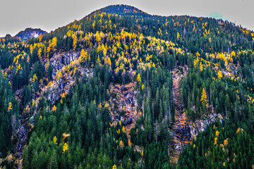 The Blausee area near Neukirchen am Grossvenediger in Austria