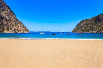 Obraz premium Butterfly Beach near Oludeniz village, Fethiye district in Turkey