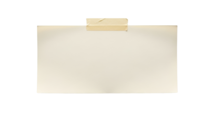 Pinned note mockup for messages, reminders, or creative ideas, offering a clean slate for your vision, inspiring clarity, and a touch of vintage charm