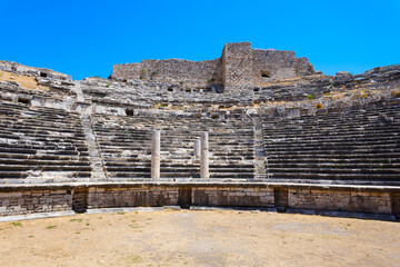 Fototapeta premium Miletus Archaeological Site panoramic view near Didim city in Turkey