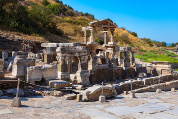 Fototapeta premium Ephesus ancient greek city is located in Izmir Province in Turkey