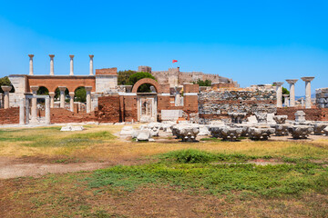 St. John Basilica at Ephesus ancient city in Selcuk in Turkey