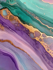 Blue and yellow ocean waves summer texture background